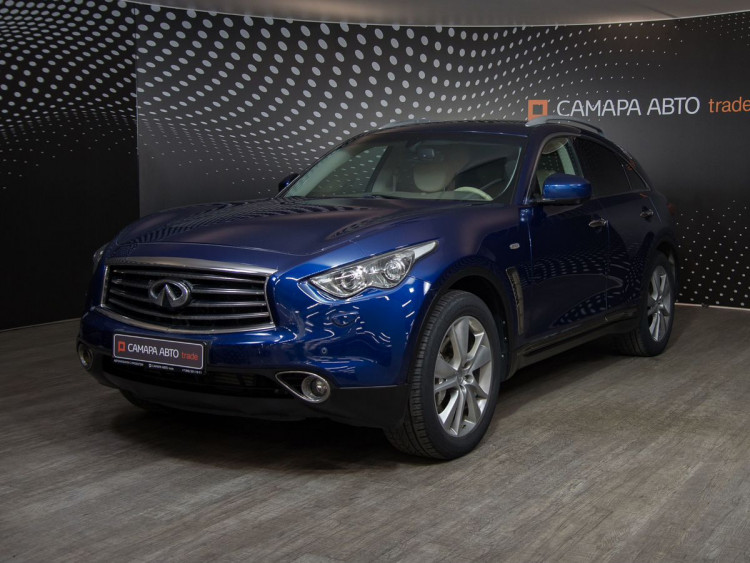 Infiniti FX-Series синий,  FX30d 3.0d AT (238 л.с.) 4WD