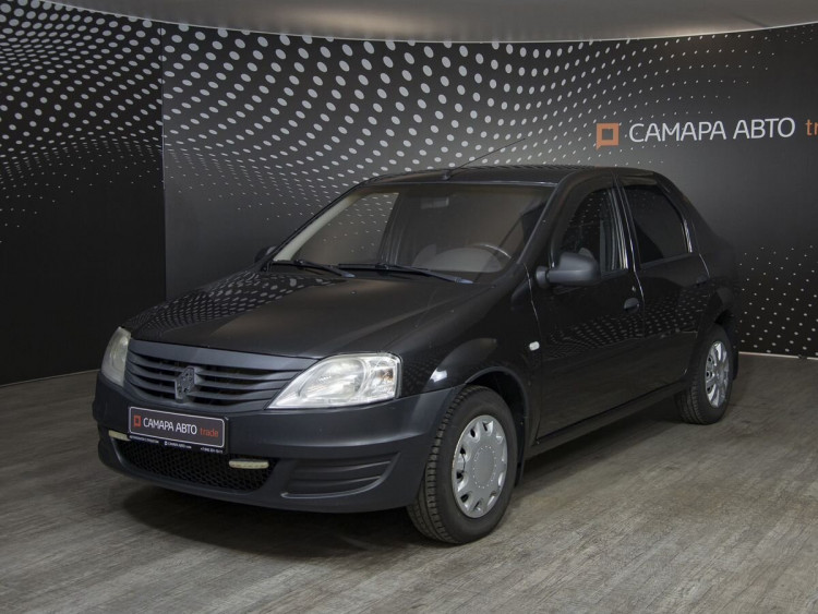 Renault Logan чёрный,  1.4 MT (75 л.с.)