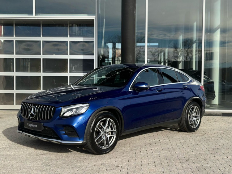 Mercedes-Benz GLC Coupe GLC 300 4MATIC Купе Sport blue,  300 2.0 AT (245 л.с.) 4WD