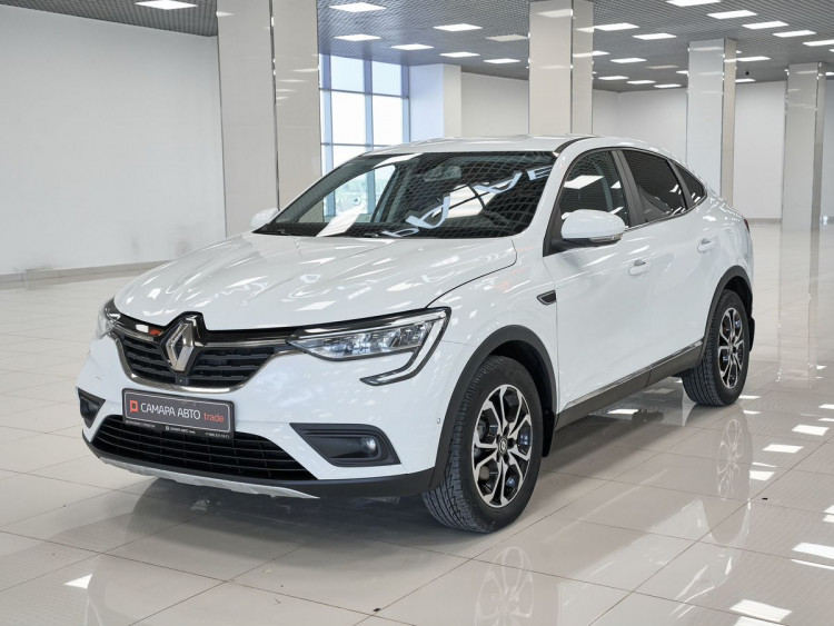 Renault Arkana Prime TCe 150 white,  1.3 CVT (150 л.с.) 4WD