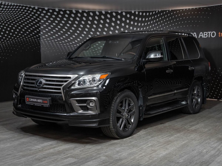 Lexus LX чёрный,  570 5.7 AT (367 л.с.) 4WD