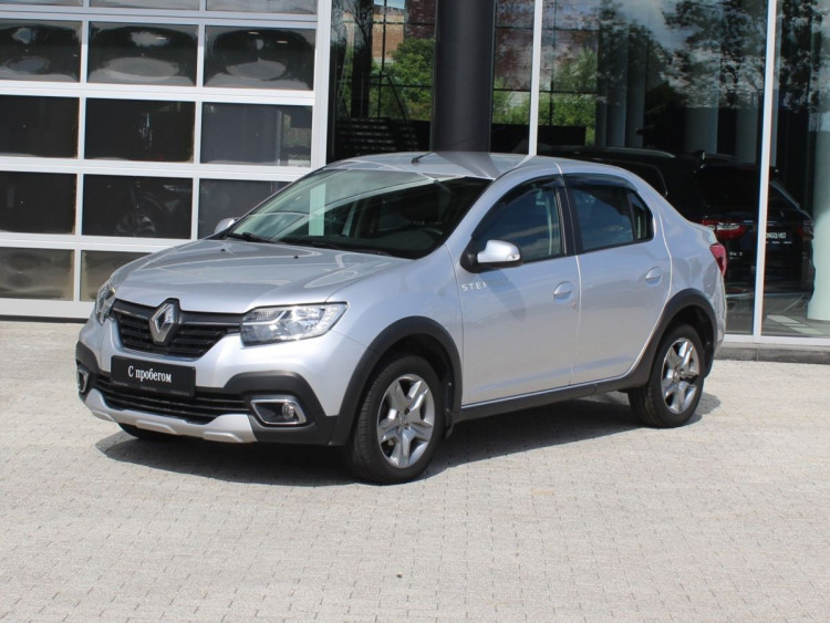 Renault Logan серый,  Stepway 1.6 MT (113 л.с.)